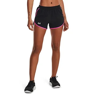 Under Armour Damskie szorty Ua Fly-by 2.0 Spodenki damskie, czarne, 1350196-029, XL - Spodenki damskie - miniaturka - grafika 1