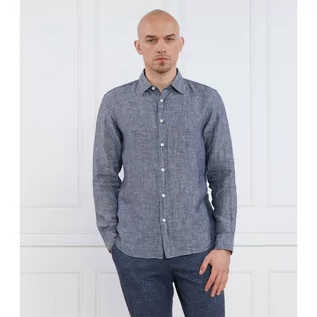 Koszule męskie - BOSS Lniana koszula Liam | Regular Fit - grafika 1