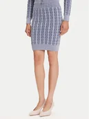 Spódnice - Guess Spódnica mini W5YD68 Z3OU0 Niebieski Regular Fit - miniaturka - grafika 1