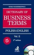 Książki do nauki języka angielskiego - Dictionary of Business Terms Vol II Polish-English - miniaturka - grafika 1