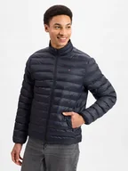 Kurtki męskie - Tommy Hilfiger kurtka męska pikowana granatowa r. M - miniaturka - grafika 1