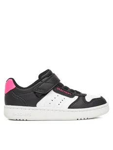 Skechers Sneakersy Quick Street-Style Stride 310241L/BKWP Czarny - Buty dla dziewczynek - miniaturka - grafika 1