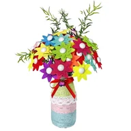 Zabawki kreatywne - Bukiet kwiatów we flakoniku DIY - Hortensje - miniaturka - grafika 1