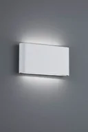 Lampy ogrodowe - Trio Thames II Biały LED 2x4,5W szer. 17,5cm. IP54 3000K Kinkiet zewnętrzny 227660231 227660231 - miniaturka - grafika 1