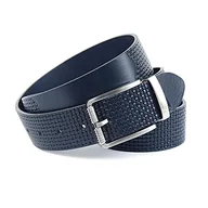 Paski - Anthoni Crown Unisex BLU2P4580-125 pasek, ciemnoniebieski, 125 - miniaturka - grafika 1