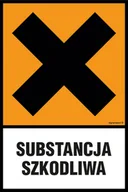 Systemy ekspozycyjne i znaki informacyjne - LB002 SUBSTANCJA SZKODLIWA, PN - PŁYTA PCV 1MM; (150X225MM) - miniaturka - grafika 1