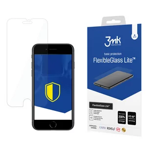 3MK FlexibleGlass Lite iPhone SE 3MKFGLITE(35 - Szkła hartowane na telefon - miniaturka - grafika 1