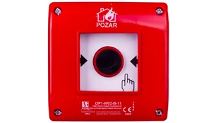 spamel Przycisk ppoż. podtynkowy 1Z 1R czerwony OP1-W02-B11 OP1-W02-B11 - Sprzęt przeciwpożarowy - miniaturka - grafika 1