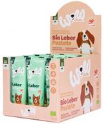 Przysmaki dla psów - WOW BIO Leberpastete - ekologiczna mięsna pasta z wątróbką (display 12 szt. x 80g) - miniaturka - grafika 1