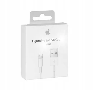 Przewód APPLE ze złącza Lightning na USB 1 m - Kable USB - miniaturka - grafika 1