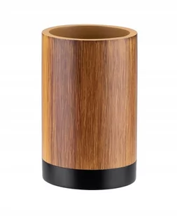 Kubek łazienkowy Laon 7 x 11 cm, brązowy - Kubki na szczoteczki do zębów Kubek łazienkowy Laon 7 x 11 cm, brązowy - Kubki na szczoteczki do zębów - miniaturka - grafika 1