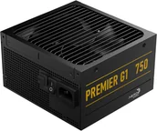 Zasilacze komputerowe - Zasilacz Aerocool Premier G1 80 PLUS Gold Zasilacz, PCIe 5.1, ATX 3.1 - 750 Watt, czarny - miniaturka - grafika 1