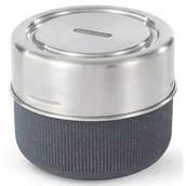 Lunch boxy - black+blum LUNCH BOWL POJEMNIK NA LUNCH 0,6L SREBRNY SZARY TWORZYWO SZTUCZNE STAL NIERDZEWNA SZKŁO b3GR-LB-M015 - miniaturka - grafika 1