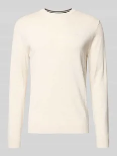 Sweter z dzianiny o kroju regular fit z czystej bawełny - Swetry męskie - miniaturka - grafika 1