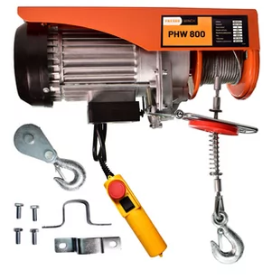Wciągarka elektryczna 800kg lina stalowa 18 m 230V - Akcesoria do hydrauliki siłowej - miniaturka - grafika 1