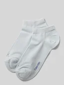 Skarpetki damskie - Krótkie skarpety z detalem z logo w zestawie 2 szt. - miniaturka - grafika 1