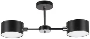 MLAMP LAMPA sufitowa ELM3020/2 BL 8C MLAMP abażurowa OPRAWA metalowe molekuły czarne chrom ELM3020/2 BL 8C - Lampy sufitowe - miniaturka - grafika 1