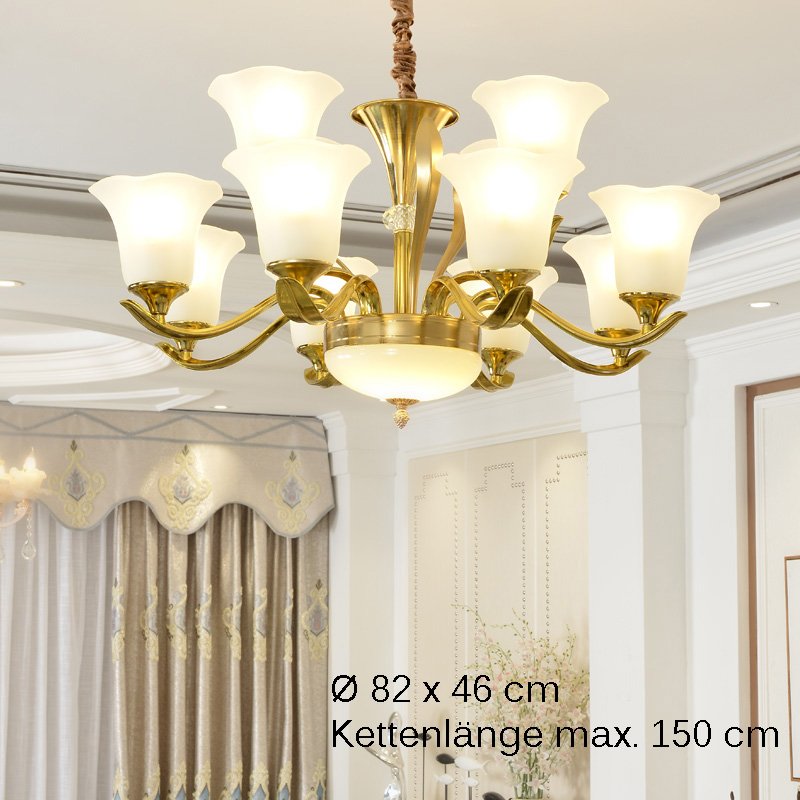 8239-8+4 Żyrandol Lampa Sufitowa Gniazdo Kryształowe E14 Luksusowy Nowy Żyrandol Salon Sypialnia Szyk