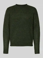 Swetry męskie - Sweter z dzianiny z okrągłym dekoltem model ‘Donegal Jumper’ - miniaturka - grafika 1