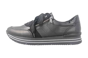 Remonte Damskie sneakersy D1316, Czarny, czarny, czarny, czarny, czarny, czarny, czarny, czarny 02, 40 EU - Sneakersy damskie - miniaturka - grafika 1