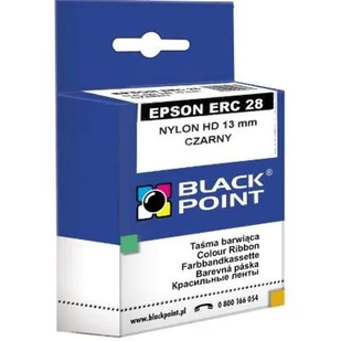 Black Point BLACKPOINT Taśma barwiąca KBPE28 | Epson ERC 28 | czarna, nylon - Taśmy do drukarek barwiące - miniaturka - grafika 1