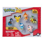 Zabawki sensoryczne - Pokemon Figurki bitewne Multipack Seria 5 6szt. Jazwares - miniaturka - grafika 1