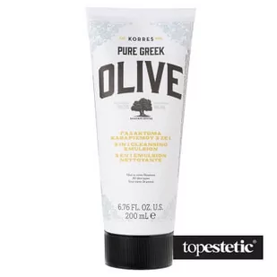 Korres Olive 3in1 czyszczenia emulsji 0100511 - Pozostałe kosmetyki do pielęgnacji twarzy - miniaturka - grafika 1