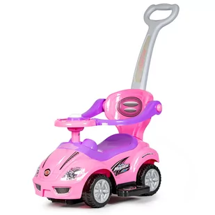 Jeździk pchacz deluxe 3w1 Różowy - Chodziki - miniaturka - grafika 1