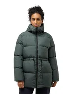 Kurtki damskie - Jack Wolfskin Kurtka puchowa w kolorze zielonym - miniaturka - grafika 1