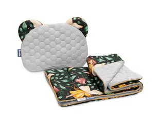 Sensillo komplet do wózka velvet zielony wróżki - Pościel dla dzieci - miniaturka - grafika 2