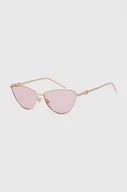 Okulary przeciwsłoneczne - Furla okulary przeciwsłoneczne damskie kolor różowy SFU715_59300Y - miniaturka - grafika 1