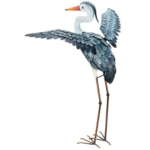 ProGarden Figurka ogrodowa Żuraw metalowy 86 cm - Pozostałe ozdoby ogrodowe - miniaturka - grafika 1