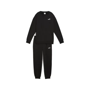 Damski Dres PUMA SWEAT SUIT RELAXED FL CL 68816001 – Czarny - Spodnie damskie - miniaturka - grafika 1