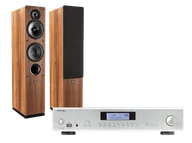 Zestawy stereo - Rotel A12 MKII (srebrny) + Tesi 561 (orzech) - miniaturka - grafika 1