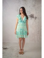 Sukienki - Lula Natura Sukienka w kolorze turkusowym - miniaturka - grafika 1