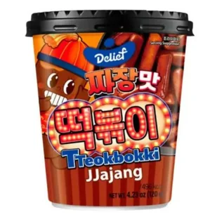 Delief Tteokbokki Jjajang 120g - Szybkie dania obiadowe - miniaturka - grafika 1