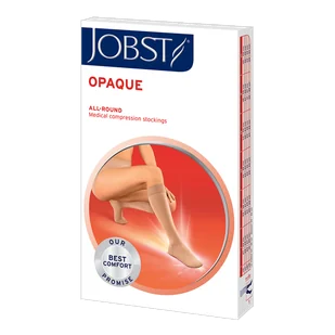 Jobst Opaque, podkolanówki uciskowe, CCL2, zamknięte palce, rozmiar 2, petite, karmelowe - Bielizna lecznicza - miniaturka - grafika 1