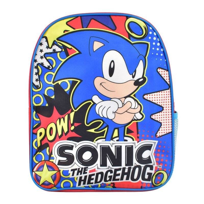 Sonic Plecak Plecaczek Przedszkolny Dla Dzieci Kieszonka Na Bidon