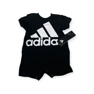 Rampers dla chłopca z krótkim rękawem Adidas 6 miesięcy - Rampersy - miniaturka - grafika 1