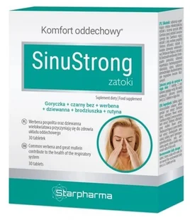 Starpharma SinuStrong Zatoki suplement diety 30 tab. - suplement - Suplementy diety - miniaturka - grafika 1