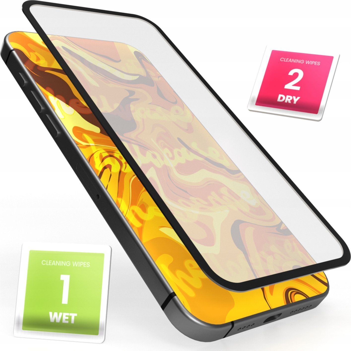 Hello Case SZKŁO HARTOWANE PEŁNE DO IPHONE 14 PRO SZYBKA ,MATOWE ,OCHRONNE ,9H