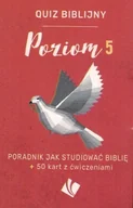 Dewocjonalia - Szaron Quiz biblijny Poziom 5 Pudełko z kartami Poradnik jak studiować Biblię - miniaturka - grafika 1