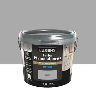 Luxens Farba Plamoodporna do kuchni i łazienki Silver Pearl 2.5 l - Farby wewnętrzne - miniaturka - grafika 1
