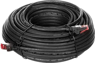 Goobay goobay Patchk. CAT6 S/FTP black 30,0m - 68699 - Pozostałe akcesoria sieciowe - miniaturka - grafika 1