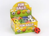 Zabawki sensoryczne - Piłeczka piankowa  / gniotek 6cm p24 465503 mix cena za 1 szt - miniaturka - grafika 1