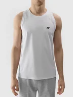Koszulki męskie - Tank top regular gładki męski 4F - miniaturka - grafika 1