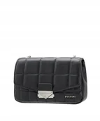 Torebki damskie - Torebka Damska Listonoszka Na Ramię Pikowana PUCCINI Czarna BML046M-1 - miniaturka - grafika 1