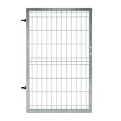 Ogrodzenia - Furtka Modus 100x150 cm lewa srebrna Naterial - miniaturka - grafika 1