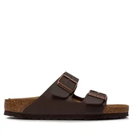 Klapki i japonki damskie - Klapki Birkenstock Arizona Birko-Flor 0051703 Brązowy - miniaturka - grafika 1