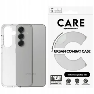 PanzerGlass Etui CARE by Flagship Urban Combat do Galaxy S25, przezroczyste - Etui i futerały do telefonów - miniaturka - grafika 1